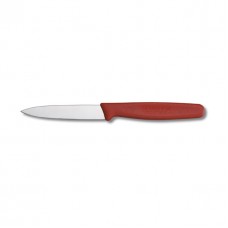 VICTORINOX Nůž na zeleninu 8cm červený rovné ostří