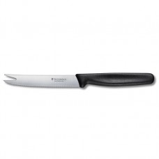 VICTORINOX nůž na rajčata a sýr černý vlkové ostří 11 cm